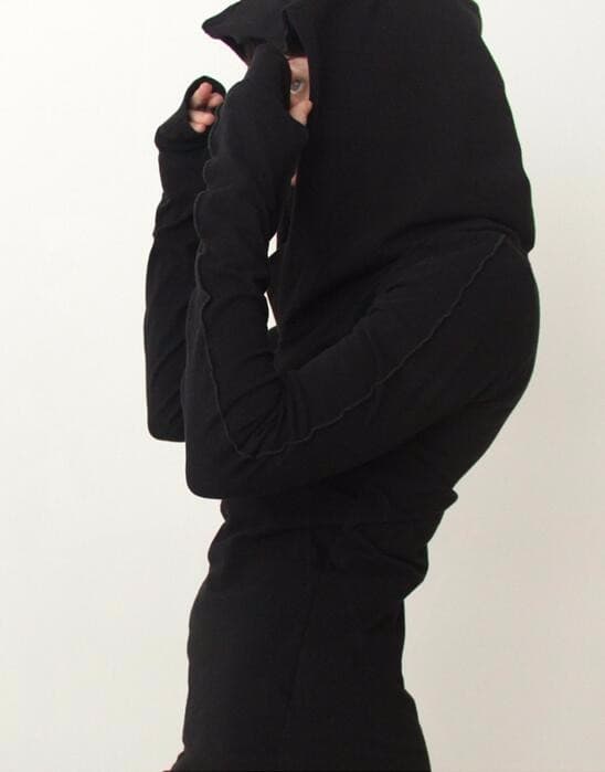 Kvinder Plus Efterår Vinter Hooded Bomuld Sweatshirt Hættetrøje Jumper Toppe Mini Kjole