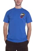 Miniatyrbild 1 av 2: The Rolling Stones T Shirt Sixty Gradient Text Logo Official Mens Royal Blue