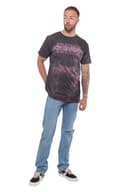 Miniatyrbild 2 av 4: Joy Division T Shirt Mini Repeater Pulse Logo Official Unisex Dip Dye Purple