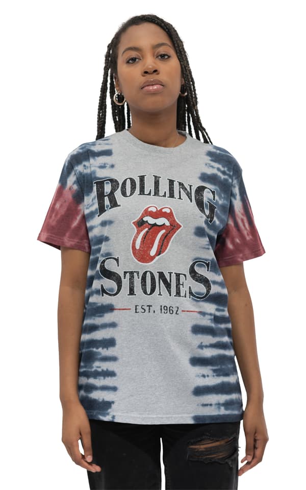 Rolling Stones T Shirt Satisfaction Band Logo Official Unisex Dye Wash Grey