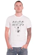 Miniatyrbild 1 av 4: AC/DC T Shirt Flick of the Switch band logo Official Unisex white