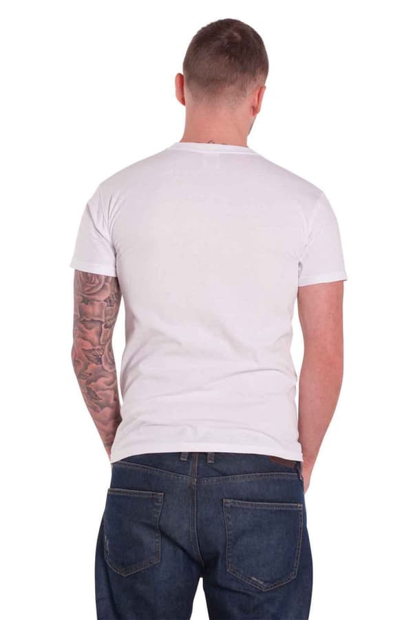 AC/DC T Shirt Flick of the Switch band logo Official Unisex white