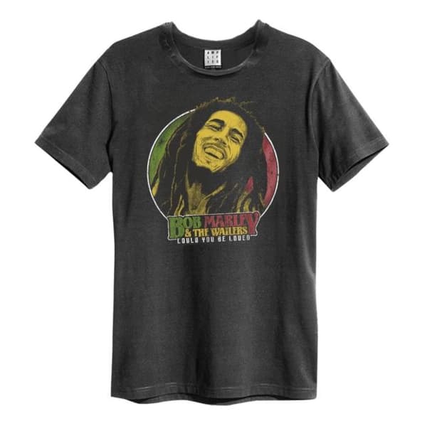 Bob Marley: Will You Be Loved Amplified Vintage Charcoal Large T Shirt