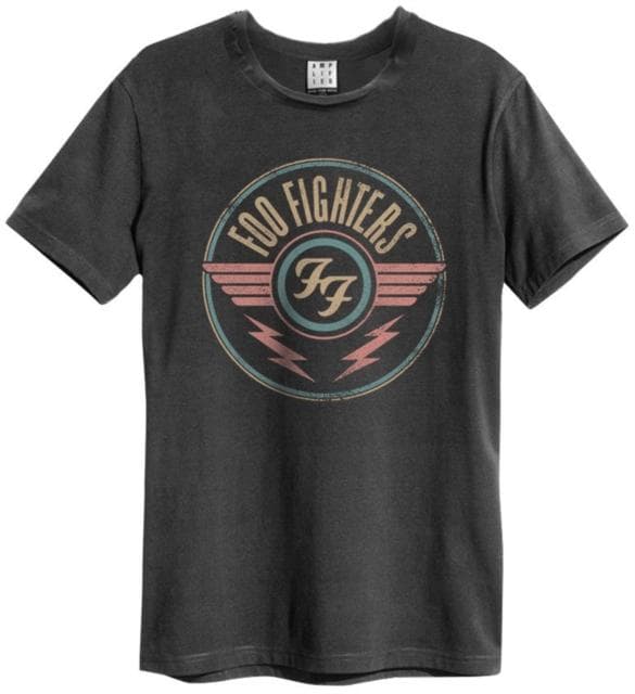 Foo Fighters Ff Air Amplified Vintage Charcoal X Large T Shirt