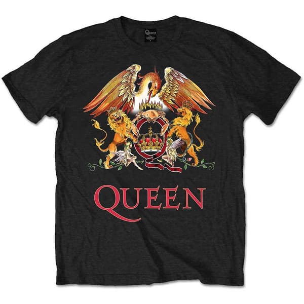 Queen Kids T-Shirt: Classic Crest (3-4 Years)