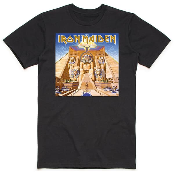 Iron Maiden Unisex T-Shirt: Powerslave Album Cover Box (XX-Large)