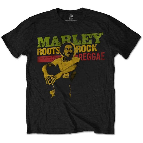 Bob Marley Kids T-Shirt: Roots, Rock, Reggae  (3-4 Years)