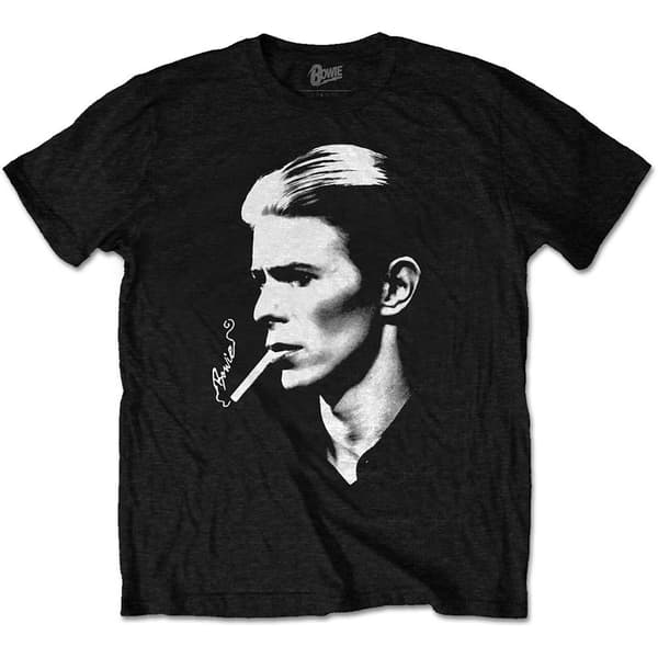 David Bowie Unisex T-Shirt: Smoke (XX-Large)