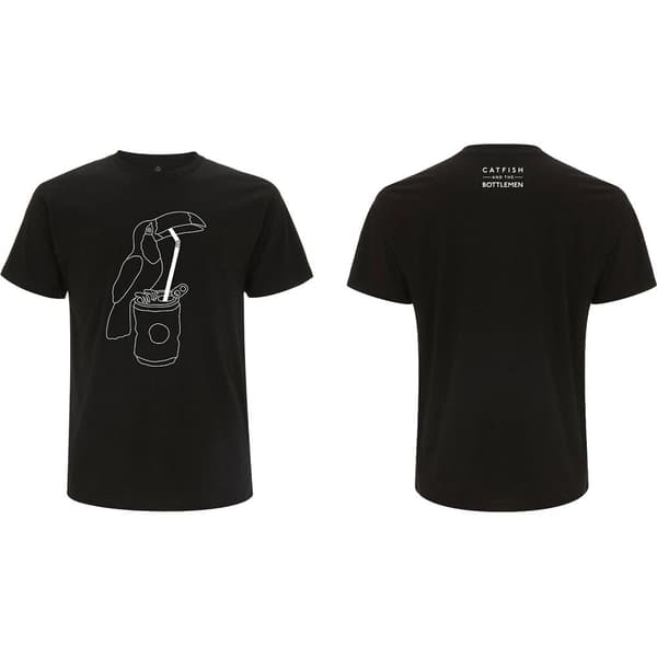 Catfish & The Bottlemen Unisex T-Shirt: Toucan (Back Print) (XX-Large)