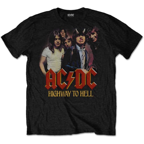 AC/DC Unisex T-Shirt: H2H Band (Medium)