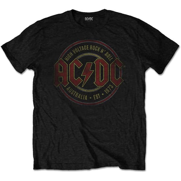 AC/DC Unisex T-Shirt: Est. 1973 (X-Large)