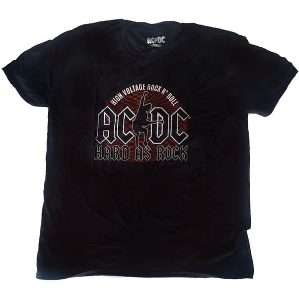 AC/DC Unisex T-Shirt: Hard As Rock (XX-Large)