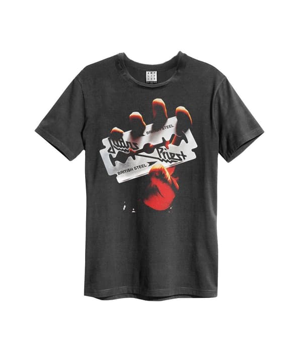 Judas Priest: British Steel Amplified Vintage Charcoal X Large T Shirt