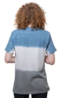 Miniatyrbild 4 av 4: Ramones T Shirt Hey Ho Retro Band Logo Official Unisex Dip Dye Blue