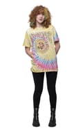 Miniatyrbild 2 av 4: Ramones T Shirt Crest Psych Band Logo Official Unisex Dip Dye Yellow