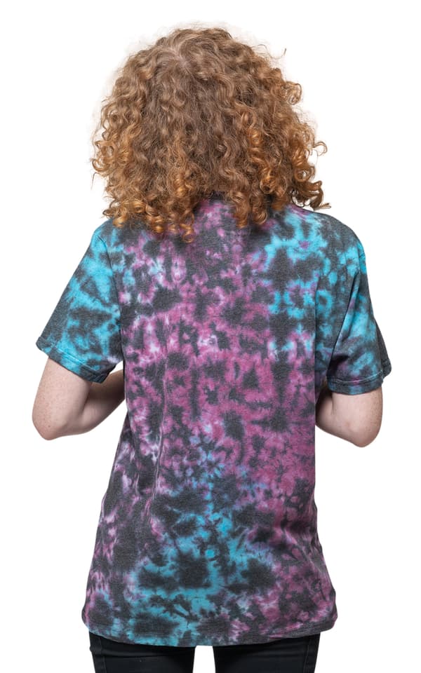 Guns N' Roses T Shirt Use Your Illusion Logo Official Unisex Dye Wash Blue