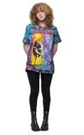 Miniatyrbild 2 av 4: Guns N' Roses T Shirt Use Your Illusion Logo Official Unisex Dye Wash Blue