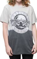 Miniatyrbild 3 av 4: Guns N' Roses T Shirt Tonal Bullet Logo Official Unisex Dip Dye Grey