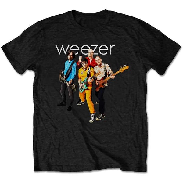 Weezer Unisex T-Shirt: Band Photo (Small)