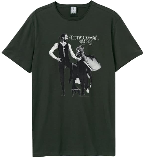 Fleetwood Mac: Rumours Amplified Vintage Charcoal XX Large T Shirt