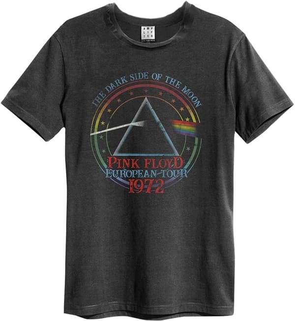 Pink Floyd: 1972 Tour Amplified Vintage Charcoal Small T Shirt