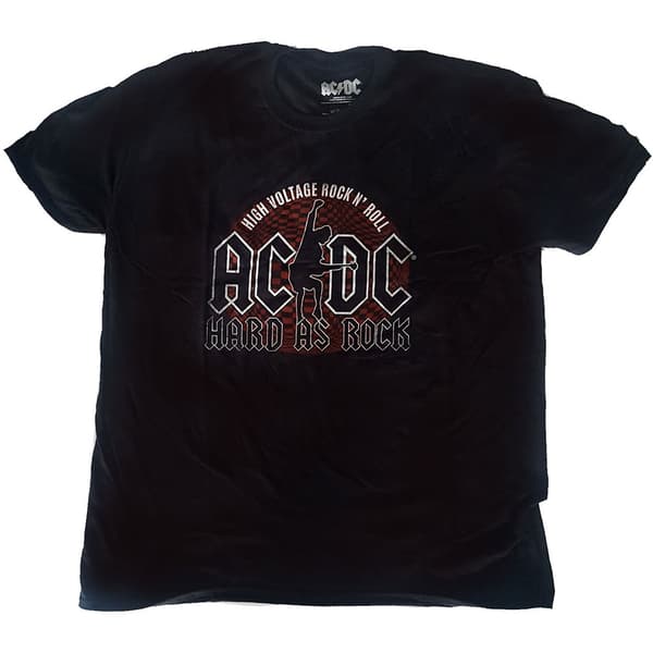 AC/DC Unisex T-Shirt: Hard As Rock (XXX-Large)