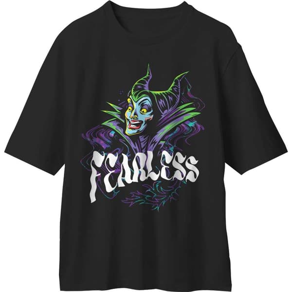Disney Unisex T-Shirt: Sleeping Beauty Fearless Maleficent (Small)