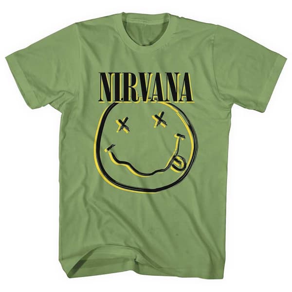 Nirvana Unisex T-Shirt: Inverse Smiley (Medium)