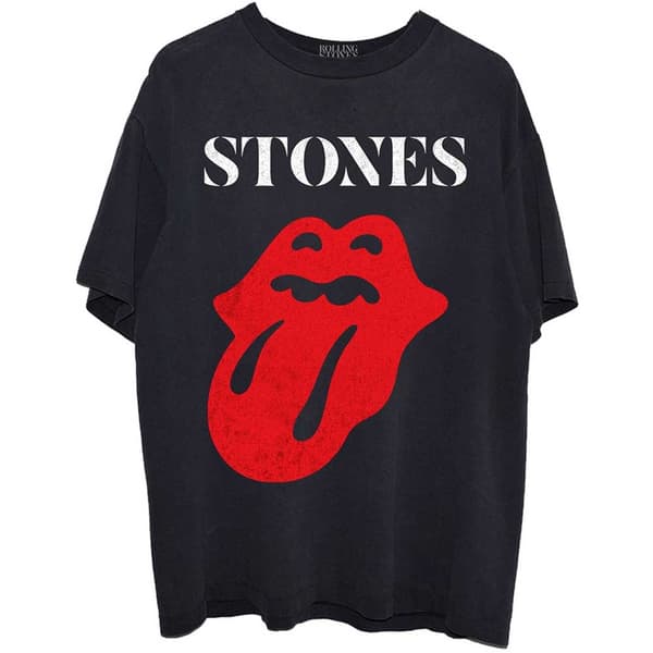 The Rolling Stones Unisex T-Shirt: Sixty Classic Vintage Solid Tongue (Medium)