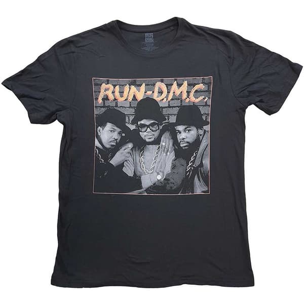 Run DMC Unisex T-Shirt: B&W Photo (Medium)