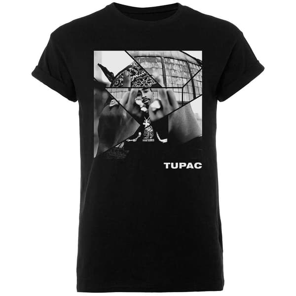 Tupac Unisex T-Shirt: Broken Up (Small)