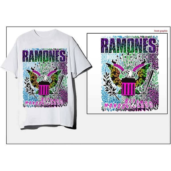 Ramones Unisex T-Shirt: Animal Skin (Medium)