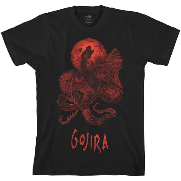 Gojira Unisex T-Shirt: Serpent Moon (Small)
