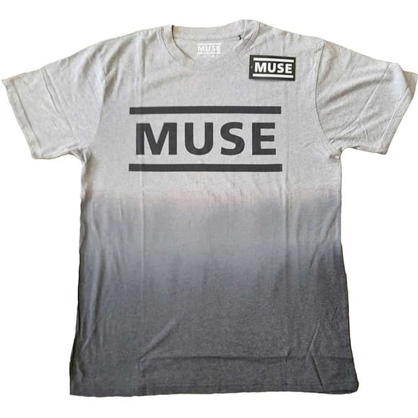 Muse Unisex T-Shirt: Logo (Dip-Dye) (Medium)