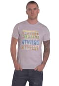 Miniatyrbild 1 av 2: Nirvana T Shirt Repeat Band Logo Official Mens Grey