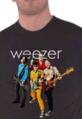 Miniatyrbild 3 av 4: Weezer T Shirt Band Photo Official Mens Black