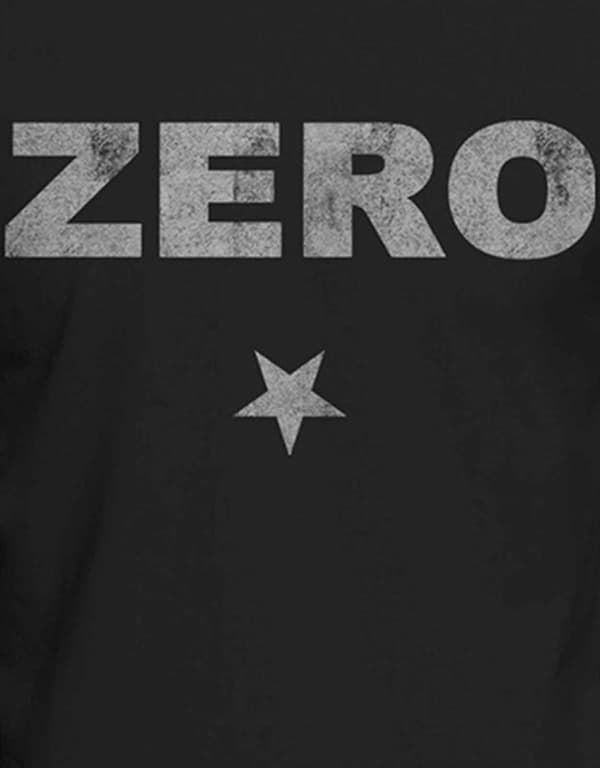 The Smashing Pumpkins T Shirt Zero Distressed Official Mens Black Long Sleeve