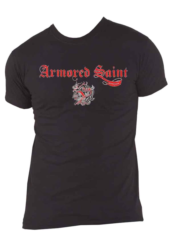 Armored Saint T Shirt Band Logo Official Mens Black