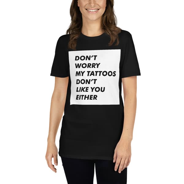 Don't Worry T-shirt Svart