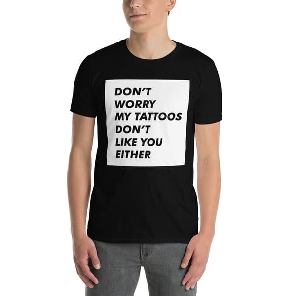 Don't Worry T-shirt Svart