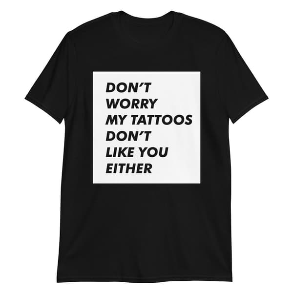 Don't Worry T-shirt Svart