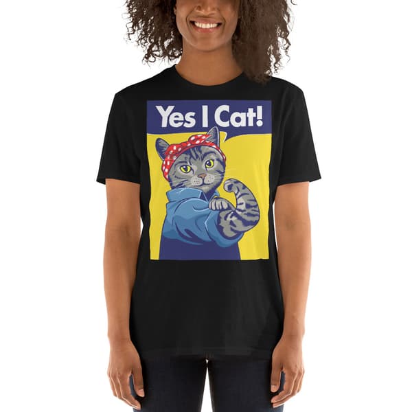 Yes I Cat T-shirt Svart