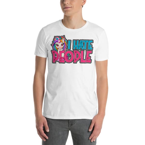 I Hate People T-shirt Vit