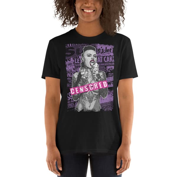 Censored T-shirt Svart