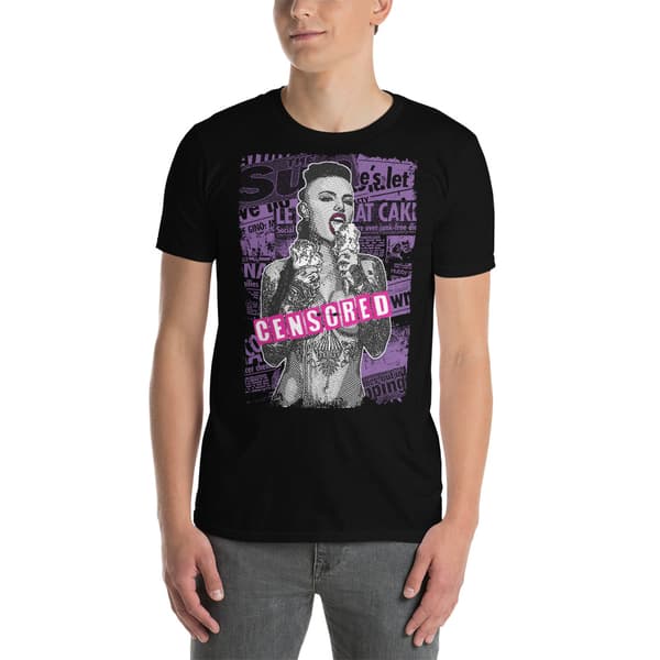 Censored T-shirt Svart
