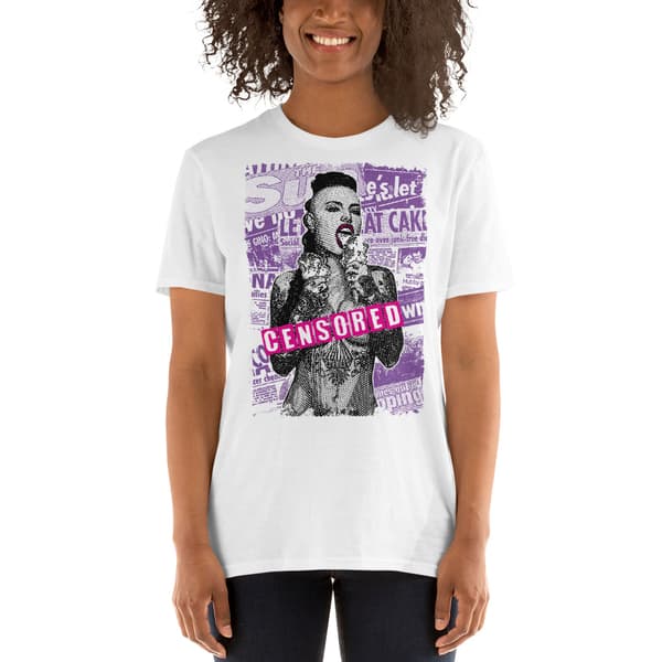 Censored T-shirt Vit