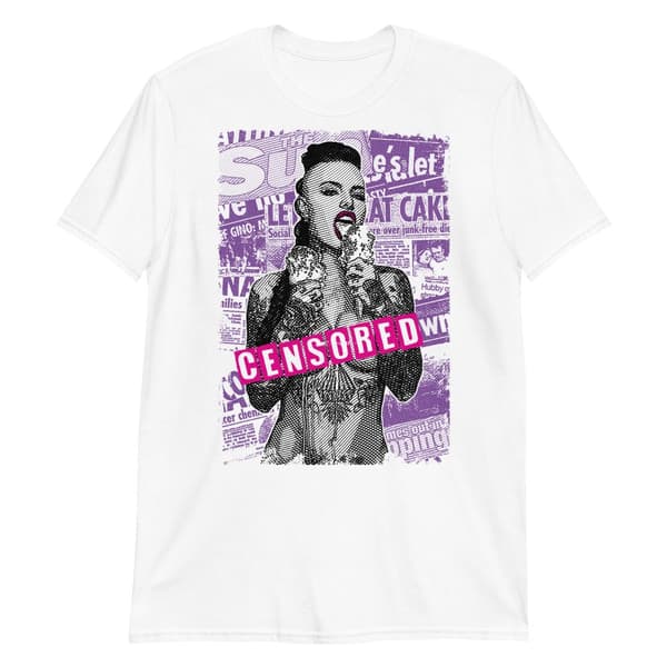 Censored T-shirt Vit