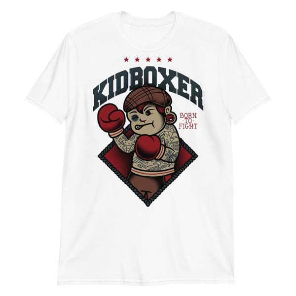 Kidboxer T-shirt Vit