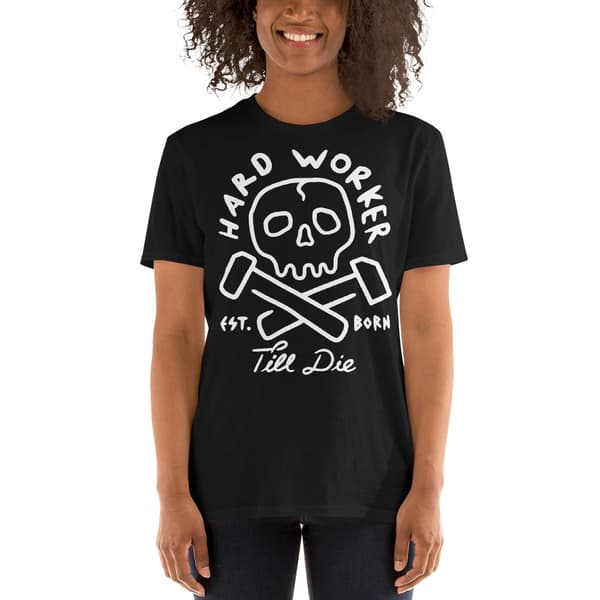Hard Worker T-shirt Svart