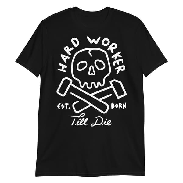 Hard Worker T-shirt Svart